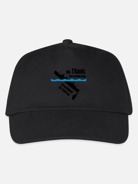 Titanic - Kinder Basecap - Schwarz