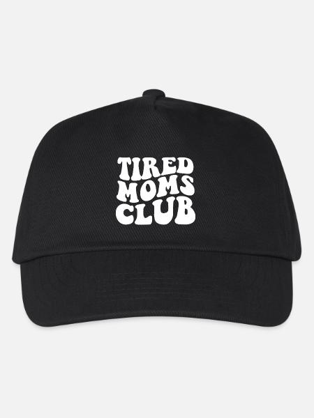Tired Moms Club Empowerment Statement für Mütter - Kinder Basecap - Schwarz