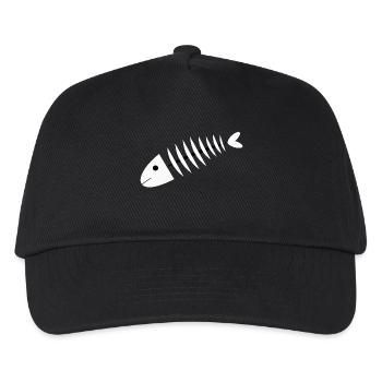 Fish Fish Fish Fish Bone Fishing Angler Gift - Kids’ Baseball Cap - black - Front