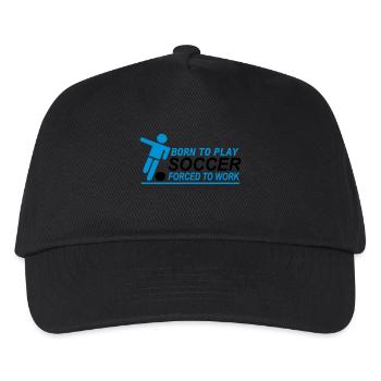 Soccer - Kids’ Baseball Cap - black - Front