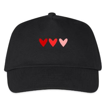 SAINT VALENTINE. bachelorette party. I LOVE YOU. I LOVE YOU. LOVE - Kids’ Baseball Cap - black - Front