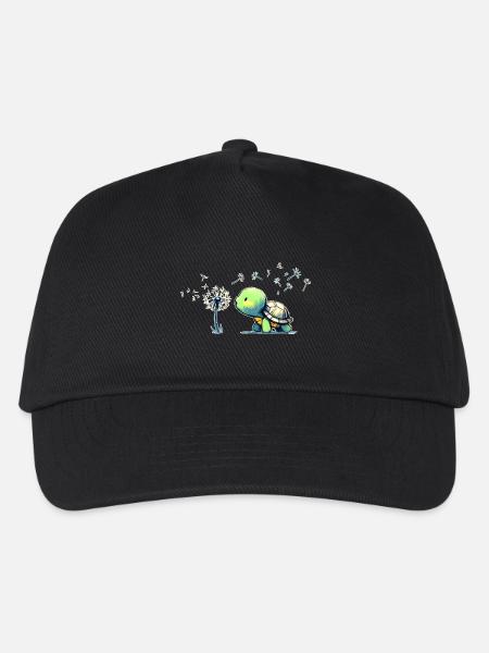 Schildkröte - Kinder Basecap - Schwarz