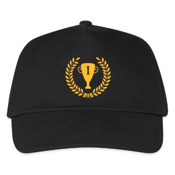coupe - Casquette de baseball Enfant - noir - Devant