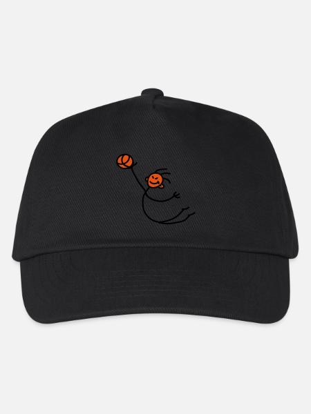 basketball_person_2c - Kinder Basecap - Schwarz