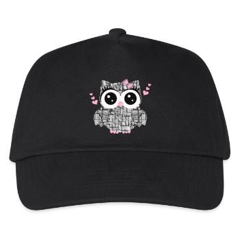 Owl Stone - Kids’ Baseball Cap - black - Front