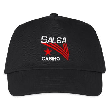 Salsa Casino white - Pro Dance Edition - Kinder Basecap - Schwarz - Vorne