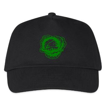 cabbage red cabbage white cabbage cabbage kale veggie gemuese - Kids’ Baseball Cap - black - Front