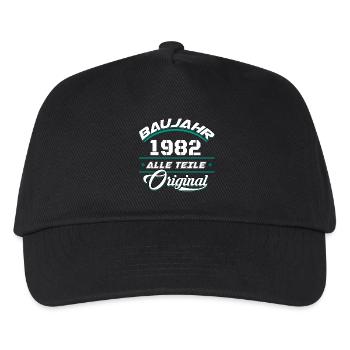 Baujahr 1982 Alle Teile original - Kinder Basecap - Schwarz - Vorne