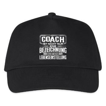 COACH - Leben - Kinder Basecap - Schwarz - Vorne