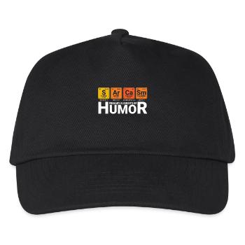 Lustiger Sarkasmus-Humor - Kinder Basecap - Schwarz - Vorne