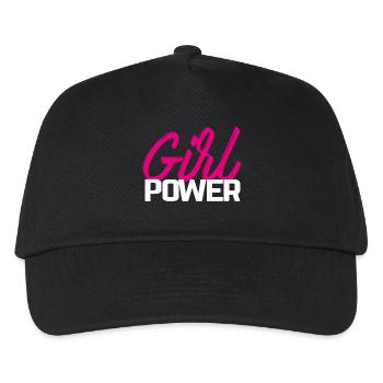 Le pouvoir des filles - Casquette de baseball Enfant - noir - Devant