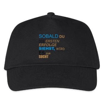 Motivation - Kinder Basecap - Schwarz - Vorne