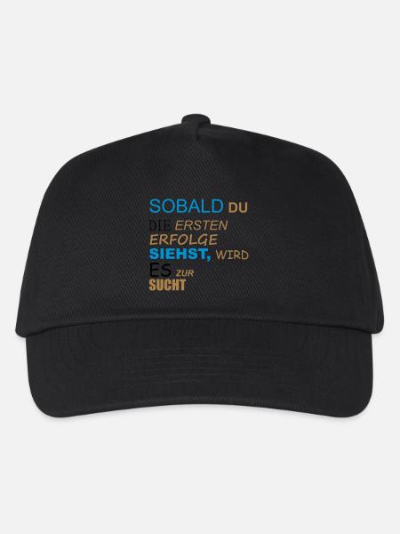 Motivation - Kinder Basecap - Schwarz