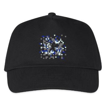 Liebe Kacheln Armor Geschenkidee Partner farben - Kinder Basecap - Schwarz - Vorne