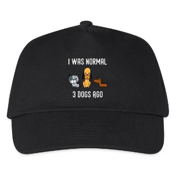 Dog dog lover pet dog owner gift - Kids’ Baseball Cap - black - Front