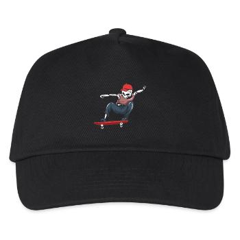 Cadeau de patin à roulettes - Casquette de baseball Enfant - noir - Devant