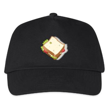 sandwich - Kinder Basecap - Schwarz - Vorne