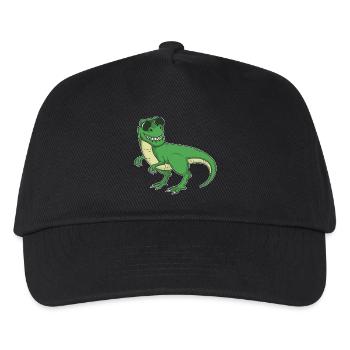 Cool Tyrannosaurus Rex - Dinosaure T-Rex - Casquette de baseball Enfant - noir - Devant