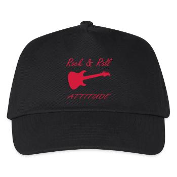 rock - Kids’ Baseball Cap - black - Front