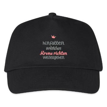 funny - Kids’ Baseball Cap - black - Front