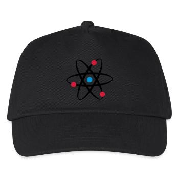 big bang atome physik - Kinder Basecap - Schwarz - Vorne