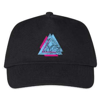 AD Triangle - Casquette de baseball Enfant - noir - Devant