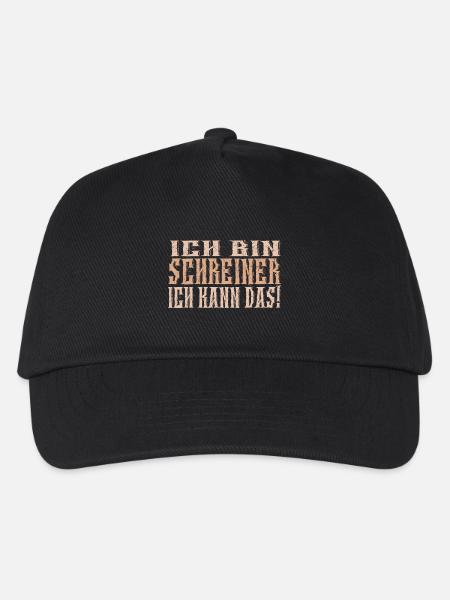 Ich bin Schreiner - Kinder Basecap - Schwarz