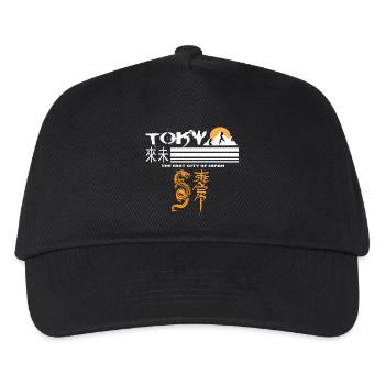 Tokyo Orange - Kids’ Baseball Cap - black - Front