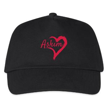 Coeur Askim turc - Casquette de baseball Enfant - noir - Devant