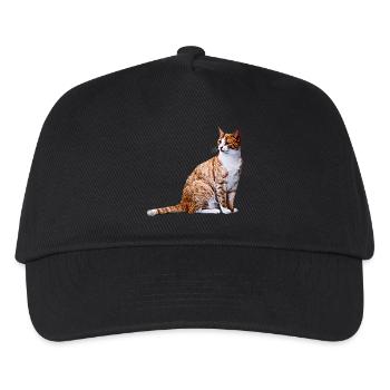 Chat chat chat Cat Cat - Casquette de baseball Enfant - noir - Devant