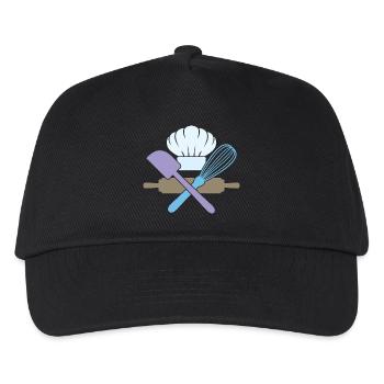 Baking & Pastry Lovers, Baking Tools & Utensils - Kids’ Baseball Cap - black - Front