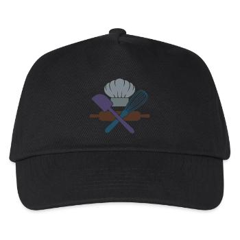 Baking & Pastry Lovers, Baking Tools & Utensils - Kids’ Baseball Cap - black - Front