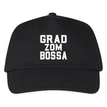 Grad zum Bossa - Kinder Basecap - Schwarz - Vorne