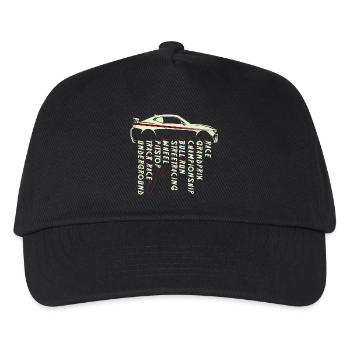 Motorsport Racing - Kids’ Baseball Cap - black - Front