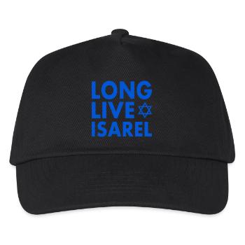 Long live israel - Kids’ Baseball Cap - black - Front