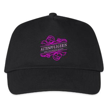 Altenpflegerin aus Leidenschaft - Kinder Basecap - Schwarz - Vorne