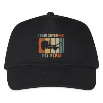I need something to tow - Kids’ Baseball Cap - black - Front