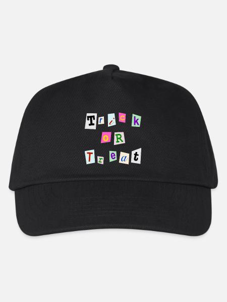 Des bonbons ou des bonbons pour Halloween - Casquette de baseball Enfant - noir