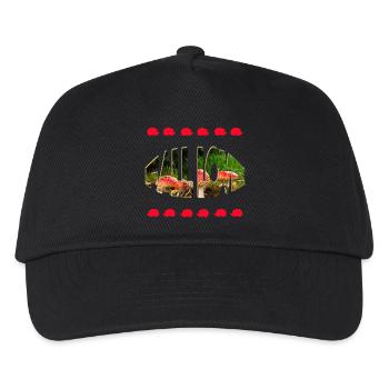 herbst 59 - Kinder Basecap - Schwarz - Vorne
