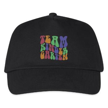 Team Kindergarten Cool Pre-K Teacher & Pupils Gift - Kids’ Baseball Cap - black - Front