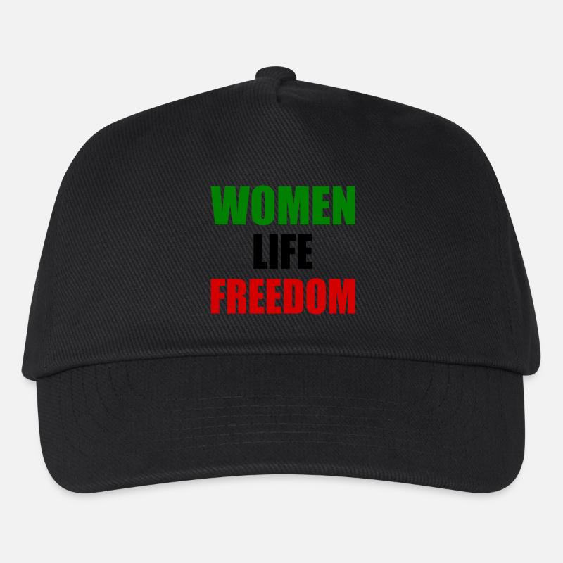 Women life freedom - Kinder Basecap - Schwarz
