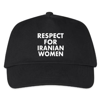 Respect for iranian women - Kids’ Baseball Cap - black - Front