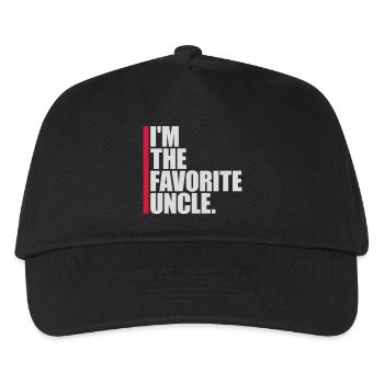 im the favorite uncle - Kinder Basecap - Schwarz - Vorne