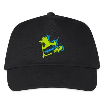 Compétences de cascadeur en scooter - Casquette de baseball Enfant - noir - Devant