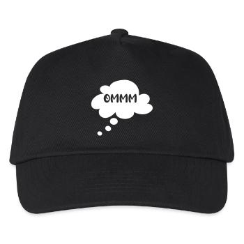 Om Cloud Pensée Bulle Yoga Discours Bulle Méditation - Casquette de baseball Enfant - noir - Devant