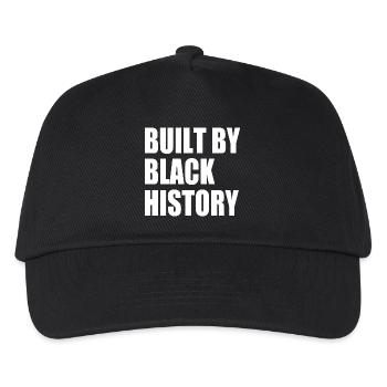 Built by black history - Kinder Basecap - Schwarz - Vorne