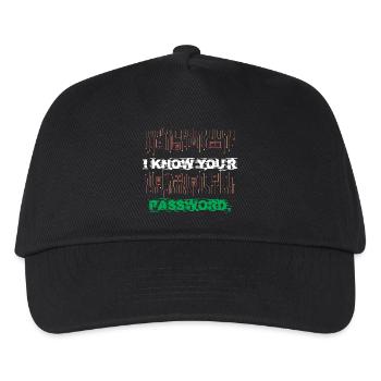 Ich kenne dein Passwort I Know Your Password - Kids’ Baseball Cap - black - Front
