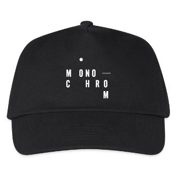 Monochrom photography - Kids’ Baseball Cap - black - Front