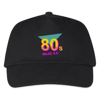 80s Music - Kids’ Baseball Cap - black - Front