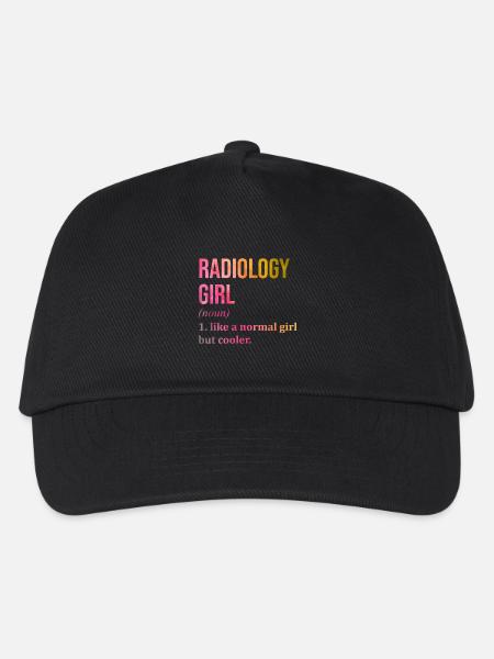 Radiology Girl Lustiger Spruch - Kinder Basecap - Schwarz